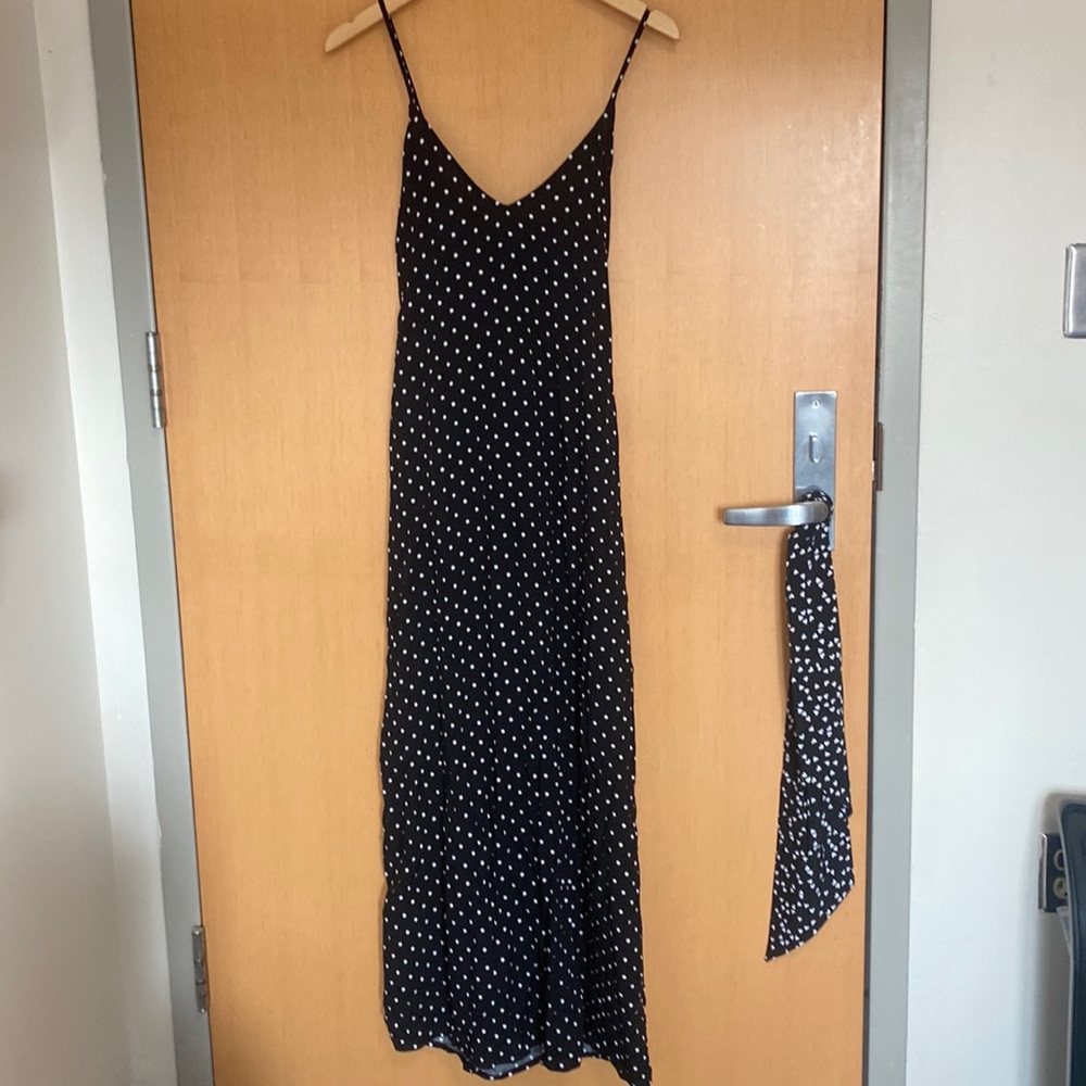 New! Polka Dot Dress w/ Criss Crossed Straps